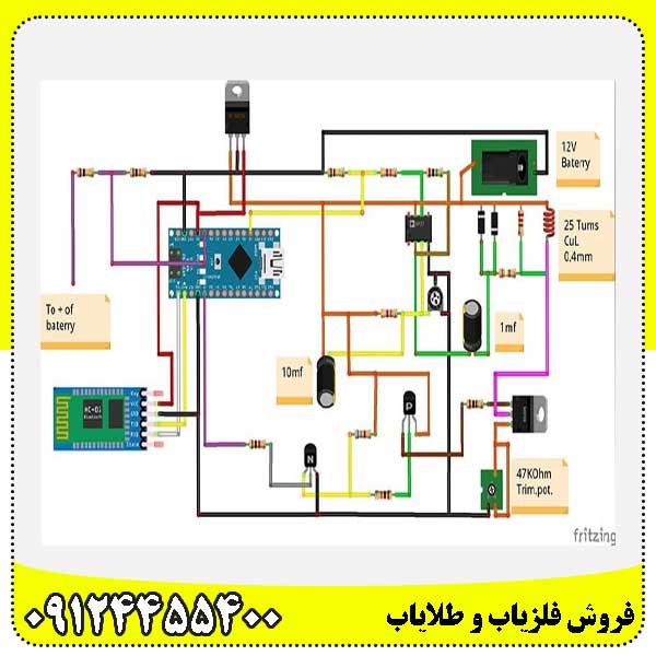 ساخت فلزیاب با آهن ربا09124455400